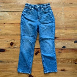 Madewell Curvy Slim Demi-Boot Jeans size 26